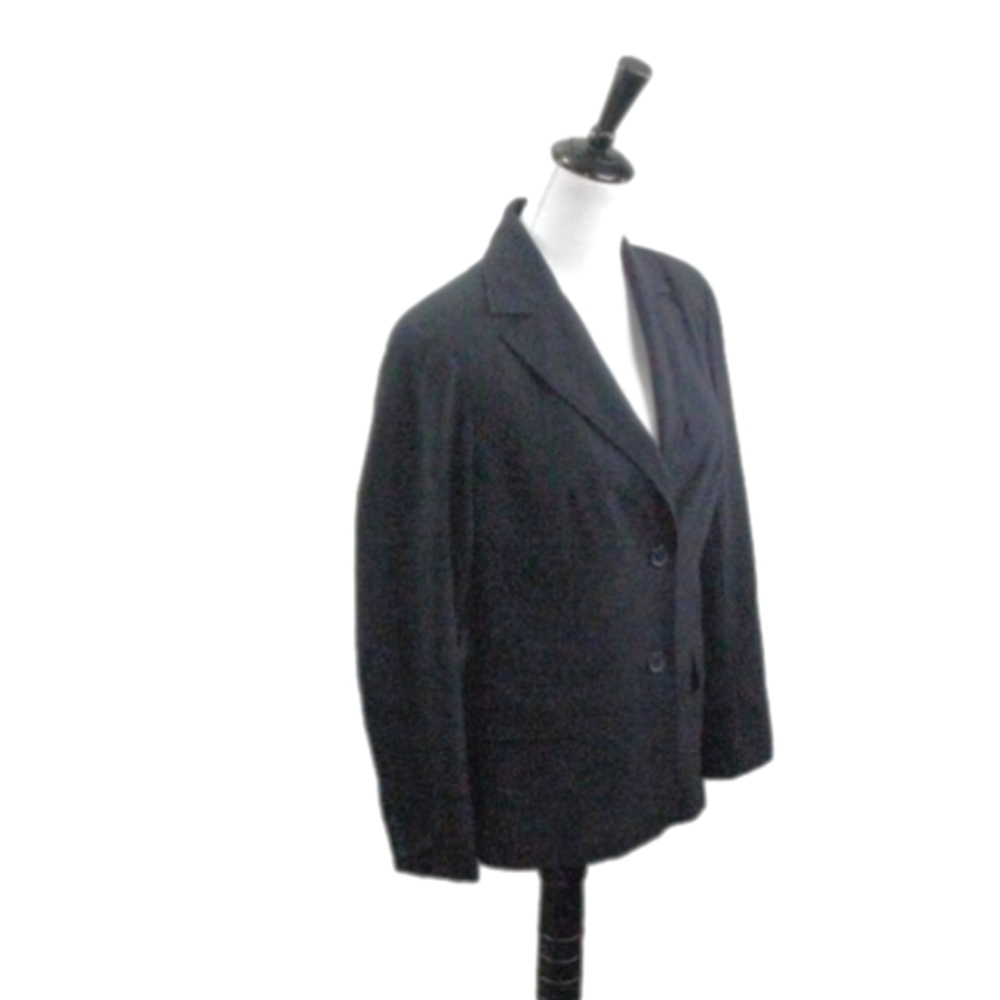East 5th Black Washable Button Front Blazer Size 4